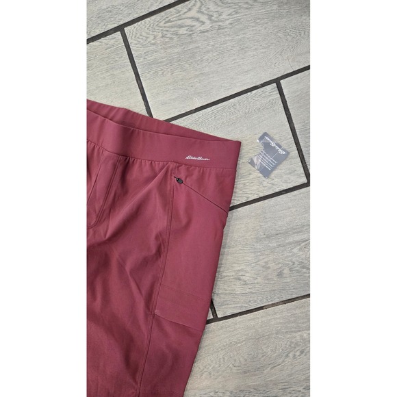 NWT Eddie Bauer Incline Utility Pants Women's Size 12 Chinaberry Red - Picture 3 of 8
